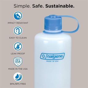 img 3 attached to 🚰 Nalgene 16 oz HDPE Narrow Mouth BPA-Free Water Bottle