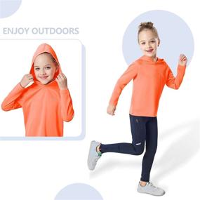 img 1 attached to DAYOUNG Boys Long Sleeve T-Shirts - Tagless Crewneck Youth Tops for Performance, Workout, Active Lifestyle - UPF 50+ Tee Shirt