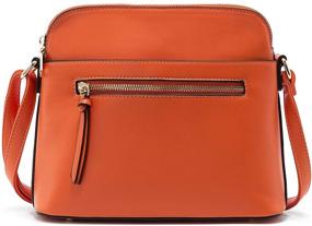 img 4 attached to 👜 Женские сумки и кошельки на плечо - легкая кожа для моды и функциональности.