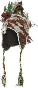 img 4 attached to Stay Warm and Stylish with THE COLLECTION ROYAL Mohawk Woolen Lined Beanie Ear Flap Hat