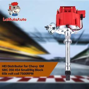 img 2 attached to 🚀 Распределитель зажигания с высокой энергией LaMulaAuto - GM08 для Chevy GM SBC 283 305 307 327 350 400 BBC 454 396 427 Small/Big Block - катушка на 65 тыс. вольт, 7500 об/мин