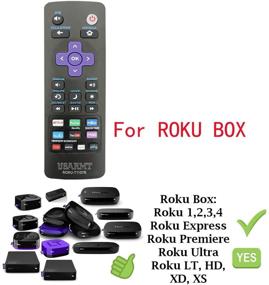 img 1 attached to 📺 Versatile Universal Remote Control for Roku TVs: Compatible with Hisense, TCL, Sharp, Insignia, ONN, Sanyo, LG, Hitachi, Element - Includes 10 Handy Shortcut Keys (Not for Roku Stick)