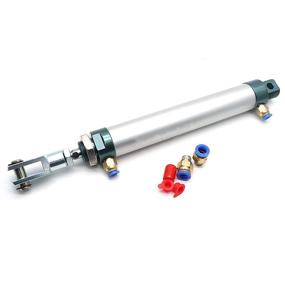 img 1 attached to Sydien 25Mm Bore 125Mm Stroke Air Pneumatic Cylinder With Y Connector And 4Pcs Pneumatic Quick Fitting (MAL25X125)