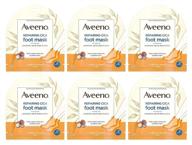 👣 aveeno repairing cica foot mask triple pack logo