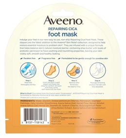 img 3 attached to 👣 Aveeno Repairing Cica Foot Mask Triple Pack