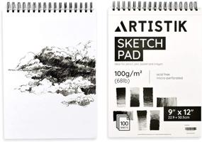 img 3 attached to 📝 Perforated Jumbo Sketch Sheets for Artistic Expression