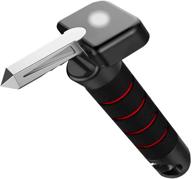 🔨 uiong automotive safety hammer: car door assist handle, emergency escape tool with window breaker, seatbelt cutter and led flashlight for elderly and disabled individuals logo