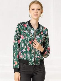 img 3 attached to Allegra Womens Sleeve Collar Floral Women's Clothing