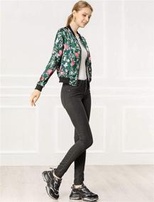 img 2 attached to Allegra Womens Sleeve Collar Floral Women's Clothing