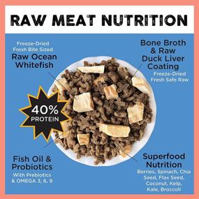 img 2 attached to 🐱 Nature's Diet Ultimate Raw Cat Kibble: Freeze-Dried Whitefish, Duck Liver, Bone Broth, Herring & Superfoods