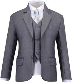 img 3 attached to Lycody Communion Toddler Wedding Boys' Suits & Sport Coats: The Ultimate Complete Clothing Collection