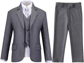 img 4 attached to Lycody Communion Toddler Wedding Boys' Suits & Sport Coats: The Ultimate Complete Clothing Collection
