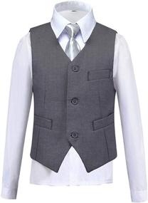 img 2 attached to Lycody Communion Toddler Wedding Boys' Suits & Sport Coats: The Ultimate Complete Clothing Collection