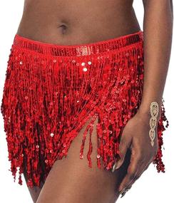 img 4 attached to 🔥 Captivating Sensuality: COSYDAYS Belly Dance Hip Skirt Embodies Feminine Grace and Allure