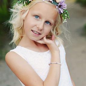 img 2 attached to LParkin Flower Girl Pearl Bracelet - Flowergirl Gift Jewelry for Better SEO