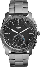 img 4 attached to Fossil Machine Stainless Hybrid Smartwatch Men's Watches for Smartwatches