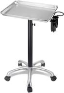 💇 premium aluminum salon tray with adjustable metal feet & removable tools holder – sleek, durable, and rust-resistant for salon & spa use logo