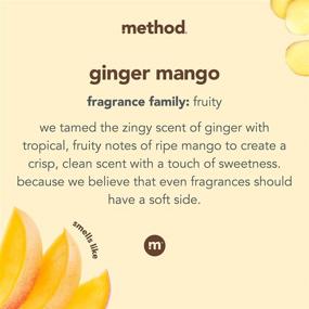 img 2 attached to 🌿 Enhance Your Senses with Method Fragrance Booster, Ginger Mango - 6 Pack, 14.8 Oz