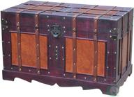 discover the charm of vintiquewise(tm) antique style steamer trunk - a timeless treasure for vintage enthusiasts! logo