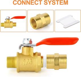 img 3 attached to GASHER 10PCS Brass Pipe Fitting Reducer Adapter 1/4-Inch Female Pipe to Female Pipe