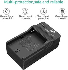 img 1 attached to 🔌 High Compatibility NP-F550 Battery Charger for Sony NP F970, F960, F770, F750 & More, with Support for CCD-SC55, TR516, TR716, TR818, TR910, TR917, CN160, CN-216 LED Light, Feelworld Field Monitor