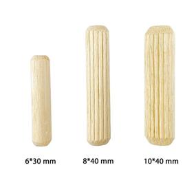 img 1 attached to 🪵 Флутированные древесные зубцы из массивной древесины, Размер приблизительно 8х40 мм, Изготовлено из дерева.