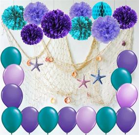 img 4 attached to Furuix Decorations Lavender Starffor Birthday