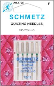 img 1 attached to 🪡 High-Performance Schmetz Quilt Machine Needles 5/Pk - Size 11/75: Perfect for Effortless Quilting!