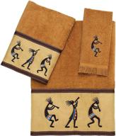 kokopelli 3 pc towel set logo