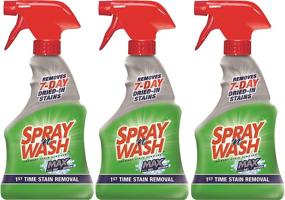 img 1 attached to Powerful Triple Pack Spray n Wash Laundry Stain Remover - Total 66 Fl. Oz!