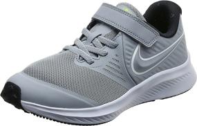 img 4 attached to 👟 Nike Platinum Multicolor Girls' Runner Sneaker