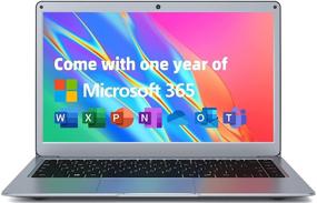 img 4 attached to 💻 Jumper Laptop 13.3-inch Full HD 1920x1080 IPS, 4GB RAM, 128GB ROM, Windows 10, Intel Celeron Processor, Thin & Light Laptop + Free Office (1 Year), Dual Band 5GHz WiFi, Bluetooth, Webcam