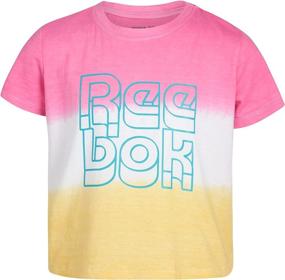 img 1 attached to 👕 Reebok Girls’ T-Shirt: 2-Pack Short Sleeve Fashion Tee Kids Clothing Bundle