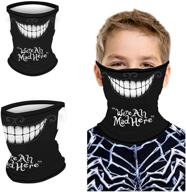 🧣 boys' cold weather gaiters with bandana loops - mouth protection and accessory logo