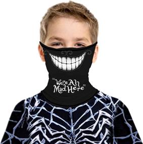 img 1 attached to 🧣 Boys' Cold Weather Gaiters with Bandana Loops - Mouth Protection and Accessory