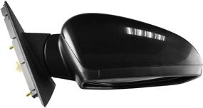 img 1 attached to 🔍 Unpainted, Heated, Power-Operated, Manual Folding Passenger Side View Mirror for 2008-2012 Honda Accord - HO1321231 Parts Link