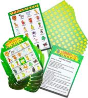 🐼 blue panda safari bingo game 36 pack - jungle themed birthday party & baby shower games логотип