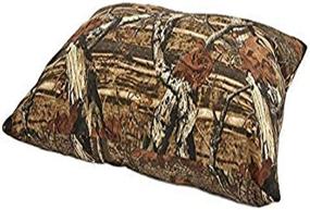 img 1 attached to 🐾 Premium Mossy Oak Gussetted Pillow Dog Bed, 27"x36" - Authentic Mossy Oak Camouflage Design