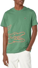 img 2 attached to Lacoste Sleeve Around Graphic T Shirt Men's Clothing in T-Shirts & Tanks