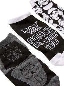 img 1 attached to Star Wars Stormtrooper Darth Vader 5 Pack Low Cut Socks: Embrace the Dark Side in Style!