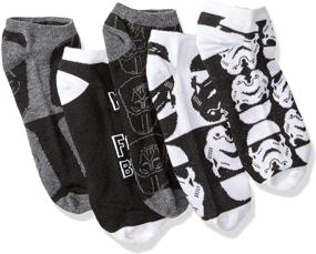 img 2 attached to Star Wars Stormtrooper Darth Vader 5 Pack Low Cut Socks: Embrace the Dark Side in Style!