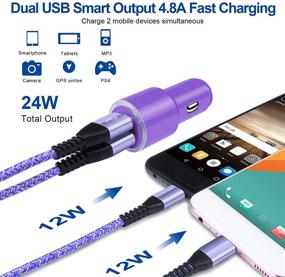 img 3 attached to Smart Dual Car Charger With 24W 4