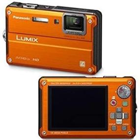 img 1 attached to 📷 Panasonic Lumix DMC-TS2 14.1 MP Waterproof Camera - Orange, with Optical Image Stabilization and LCD Display
