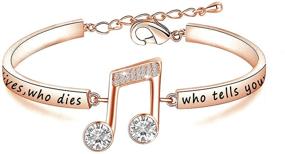 img 4 attached to WUSUANED Hamilton Bracelet Broadway Musical Girls' Jewelry for Bracelets