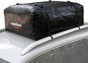 img 4 attached to 📦 15 cu ft Rightline Gear Ace 2 Car Top Carrier - Weatherproof, Effortlessly Attaches With or Without Roof Rack