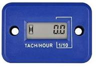 🔵 jayron tach hour meter: digital lcd inductive tachometer, waterproof design for gas engines - no battery, powerful timing and rpm measuring - perfect for lawn mowers, motorcycles, snowmobiles, and generators (2/4 stroke) (blue) logo
