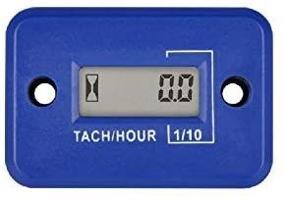 img 4 attached to 🔵 Jayron Tach Hour Meter: Digital LCD Inductive Tachometer, Waterproof Design for Gas Engines - No Battery, Powerful Timing and RPM Measuring - Perfect for Lawn Mowers, Motorcycles, Snowmobiles, and Generators (2/4 Stroke) (Blue)