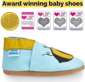 img 1 attached to Premium Soft Sole Leather Baby Shoes - Stylish Baby Boy and Girl Moccasins for Safe and Comfortable Walking