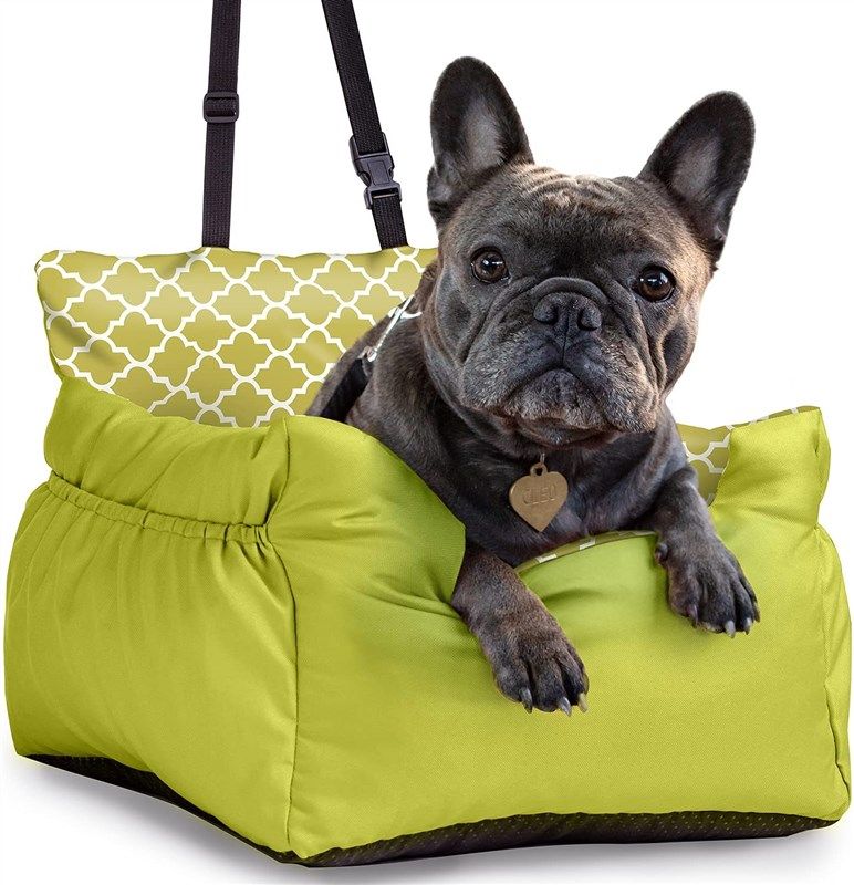 spear dog car seat green 로고