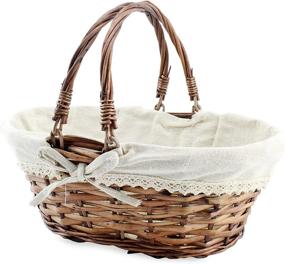 img 4 attached to Cornucopia Wicker Handles Reddish Picnics